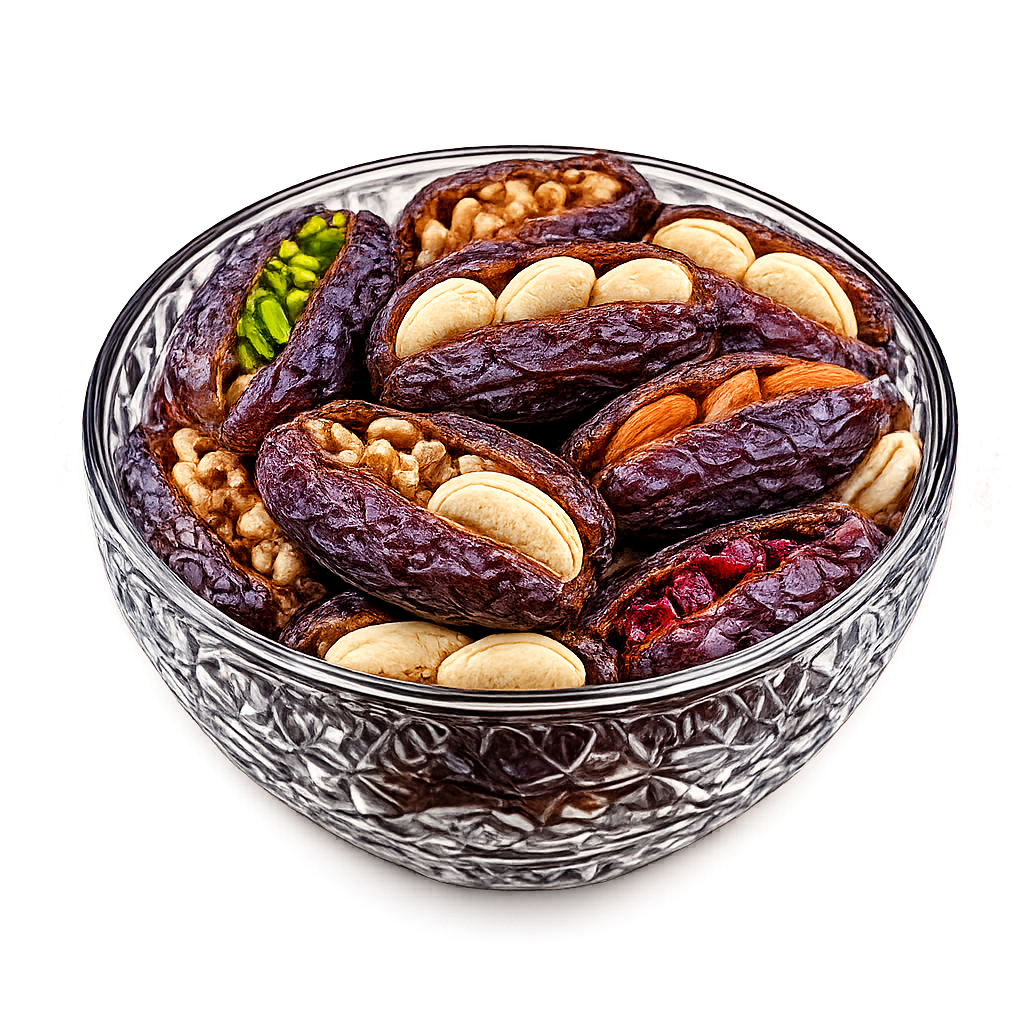 Dates Stuffed with Assorted Nuts Image 1